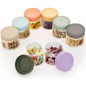 lot 11962 image: Lulonpon 8-Pack Thick Glass 2oz Mini Mason Jars with Lids - Airtight Condiment Containers, Salad Dressing Cups & Sauce Bottles for Lunch Box, Travel, Pantry Storage ��