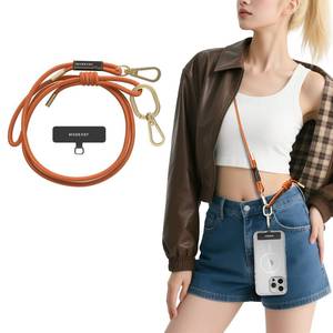 lot 12283 image: MAGEASY Universal Cell Phone Lanyard - Anti-Theft Rope Crossbody Phone Strap for iPhone 17 Pro Max & Most Smartphones, for Men & Women  6mm Orange