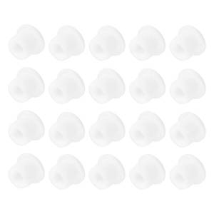 lot 12319 image: uxcell 20 PCS Silicone Stopper Replacement Plug for Salt Shakers, 12in(13mm) Reusable Salt Shakers Hollow Stopper Sealing Plug for Flower Pot Pipe Bottle, White