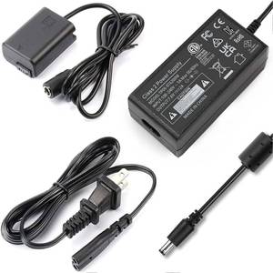 lot 12338 image: F1TP NP-FW50 Dummy Battery AC-PW20 Power Adapter Kit for Sony ZV-E10 Continuous Power Supply for A6000 A6100 A6300 A6400 A6500 A5000 A5100 A7 A7II A7R A7S A7RII A7SII, RX10 II III IV Cameras