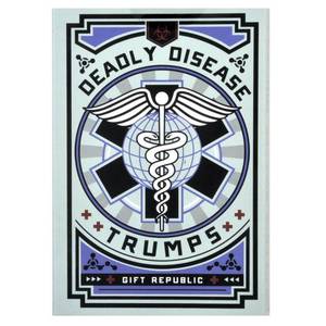 lot 12350 image: Gift Republic Deadly Disease Top Trumps Card Game  Funny Gifts 