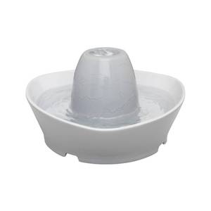 lot 13101 image: PetSafe Ceramic Pet Fountain �� for Cats and Small Dogs �� 60 Oz Water Capacity �� Whisper-Quiet Water Flow �� Great for Shy or Timid Pets �� Fresh, Filtered Water
