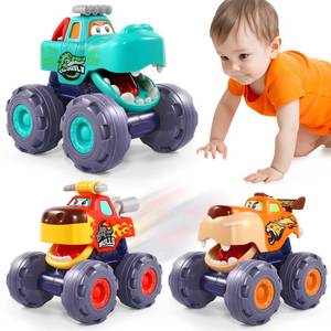 lot 15761 image: OCATO Car Toys for 1 Year Old Boy Gifts, Pull Back Monster Truck Toy Cars for Toddlers 1-3, 1 2 3 One Year Old Boy Birthday Gift 1st Vehicles Kids Stocking Stuffers Toddler Baby Boys Toys 12-18 Months