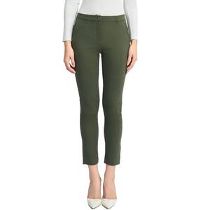 lot 16276 image: SANDY & SID Cropped Pants for Women Petite Small Size Mid Waist Slim Fit Work Pants Stretch Trousers Slack Casual Office Wear Blue and White Flower Design Size 12 actual item style differs from stock photo