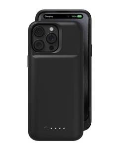 lot 16306 image: Mophie Juice Pack iPhone 15 Pro Max Battery Case - Legendary Power & Protection - Up to 50% Extra Battery, 6ft Drop Safety, Eco-Friendly Design, Black