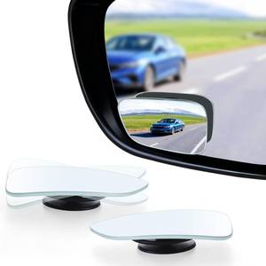 lot 16316 image: LivTee Blind Spot Car Mirror, HD Glass Frameless Convex Side Mirror Blindspot, Wide Angle Rear View Mirrors for SUVs, Trucks and RVs - Car Accessories