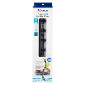 lot 16341 image: Aqueon Fish Tank Aquarium Flexible LED Accent Light and Bubble Wand, Blue, 14 Inch