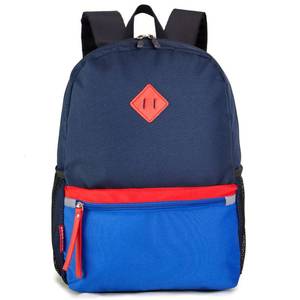 lot 16344 image: HawLander Little Kids Backpack for Boys or Girls, Toddler School Bag Fits 3 to 6 years old, Navy blue, 15 Inch bottom dirty
