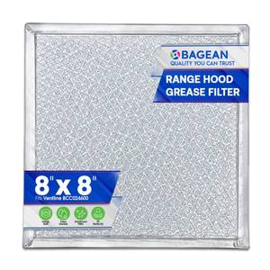 lot 18020 image: Bagean Stove Vent Filter 8x8 inch BCC024600 Compatible with Ventline Range Hood Filter Replacement for Kitchen Exhaust Fan - Aluminum Screen Blocks Grease & Filters Over Oven Air (1-Pack)