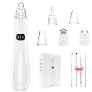 lot 18030 image: Blackhead Remover Pore Vacuum,Blackhead Extractor Tool with 3 Adjustable Suction Levels,6 Probes,USB Rechargeable Blackhead Vacuum Kit Electric Acne Extractor Tool for Adults