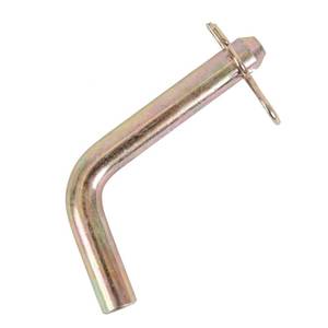 lot 18044 image: Koch Industries 4019223 Bent Hitch Pin, 12 x 4-Inch, Yellow Zinc Plated