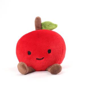 lot 18057 image: RECUR Apple Fruit Stuffed Animals Toy,Soft Fruit Plush,Cute Apple Plushie 8 Inches,Adorable Gift for All Ages