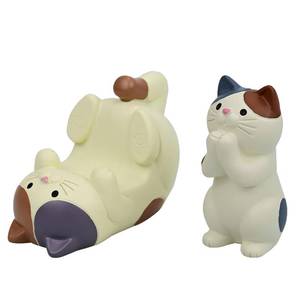 lot 18101 image: Mevodeata Cat-Shaped Phone Stand and Eyeglass Frames Animal Resin Gifts for Cat Lovers, Home & Office Fashion Accessories(White)