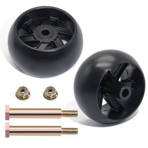 lot 18116 image: CheeMuii 2 Pack Deck Gauge Wheels Kit Fit for Most 42 46 48 50 52 and 54 Decks Replace for Husqvarna 532174873 589527301 for Cub Cadet 753-04856A for MTD 133957 174873 734-03058, etc