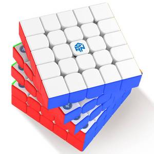 lot 20364 image: GAN 562 M, Magnetic 5x5 Speed Cube with with 160 Magnets, Double-Layer Structure Anti-POP Puzzle STEM Toy 3D for Kids Teens Adults Practice Competition, Frosted Version (Not all Pieces Guaranteed)