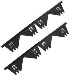 lot 20381 image: Stainless Steel Stove Gap Covers - 304 Stove Gap Filler, Easy retractable Length 13.8 to 27.5, Width 0.79, Heat Resistant Guard Between Stove Top & Counter, 2 Pck