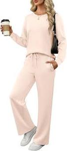 lot 2197 image: ANRABESS Womens 2 Piece Coffee Color Tracksuit Set Size XS