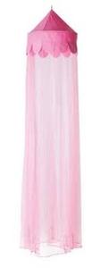 lot 13088 image: IKEA Bed Canopy Pink Mesh Fabric