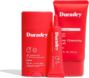 lot 20368 image: Duradry Antiperspirant Deodorant Stick and Wash Set