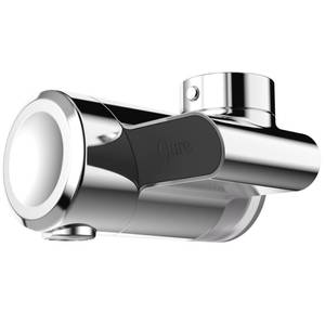 lot 1704 image: Qure Skincare Bathroom Sink Filter Water Faucet for Skin, Reduces 99% Chlorine and Heavy Metals, Skin Hydration in 4 Weeks, Reduces Build-Up, Balances pH, Softer Skin & Hair - Silver