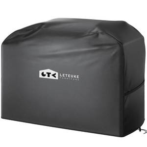 lot 2220 image: Leteuke Grill Cover for Outdoor Grill, Heavy Duty Waterproof 52inch BBQ Cover with Adjustable Straps, UV & Fade Resistant Barbecue Gas Grill Cover, Black