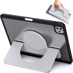 lot 2228 image: Nillkin Slim Adhesive iPad Stand, Multi-Angle Tablet Stand for Desk with Magnetic Back for iPadGalaxy Tab and All 10.4-13 Tablets, PortraitLandscape Modes, Grey