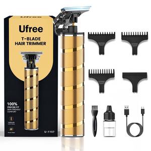 lot 2272 image: Ufree Hair Trimmer & Beard Trimmer for Men Professional, Electric Razor Shavers for Men, T Blade Precision Edgers Liners, Barber Clippers for Hair Cutting Mustache Facial, Mens Gifts