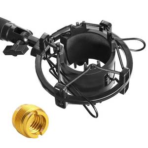lot 2278 image: YOUSHARES AT2020 Shock Mount, Microphone Shock Mount Reduces Vibration Noise for Audio Technica AT2020 AT2035 ATR2500 Condenser Mic