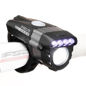 lot 2305 image: Cygolite Dash Pro�� 600 Lumen Bike Light�� 5 Night & 3 Daytime Modes�� Compact & Durable�� IP64 Water Resistant�� Sturdy Flexible Mount�� USB Rechargeable Headligh, Black, DSH-600-USB