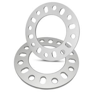 lot 2336 image: QIAOAUTOCC 2PCS Universal Wheel Spacers 14 Inch (6mm) for 8 Lug Wheel Spacers Vehicles 8x6.5, 8x165.1, 8x170, 8x180 Compatible with F250 E350 Ram 2500 3500 Express Suburban 2500 Sierra 2500HD 3500HD