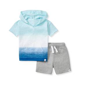lot 4325 image: Burts Bees Baby Baby Boys Short Sleeve Shirt and Pant Set, Top & Bottom Outfit, 100% Organic Cotton