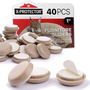 lot 4331 image: Chair Sliders X-PROTECTOR �� Furniture Sliders 40 pcs Carpet Sliders 1 �� The Best Furniture Moving Pads �� Premium Chair Leg Floor Protectors �� Slide Effortlessly with Chair Pads & Protect Your Floor