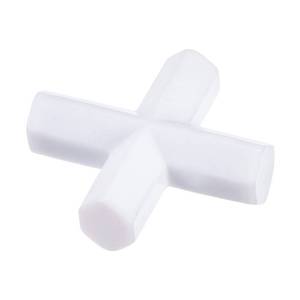 lot 4334 image: MECCANIXITY Magnetic Stirrer Mixer Stir Bar Rod 40mm(1.57) Cross Shape Coating Magnet White for Laboratory