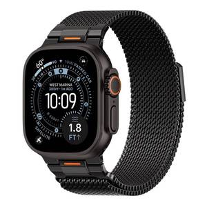 lot 4338 image: BXUXOHS Milanese Loop- Compatible with Apple Watch Ultra 3 2 1 Band for Men 49mm 46mm 45mm 44mm 42mm 41mm 40mm 38mm,Magnetic Mesh Metal Strap Wristband for iWatch SE 32 Series 1110987654 Ultra