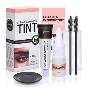 lot 4379 image: Lash & Brow Color Kit, Black Eyelash & Eyebrow Color Kit, Eyebrow Coloring Set with Natural Bushy Results, 7ml, Black