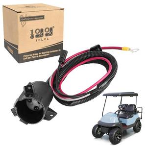 lot 4400 image: 10L0L Golf Cart Charger DC Receptacle for Club Car Precedent 2004-up Electric Carts, OEM# 103375501 102510201