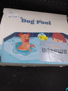 lot 5508 image: Large Foldable Dog Swimming Pool