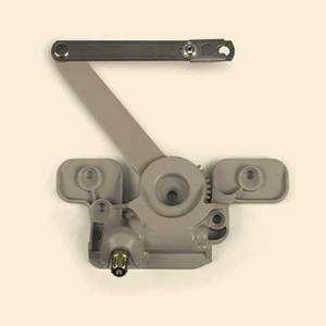 lot 6189 image: Non-Handed Casement Window Split Arm Operator Compatible with Andersen E-Z Casement OEM Part #1361484 (1995 - Present), Universal 14 Thin Base Window Crank Replacement