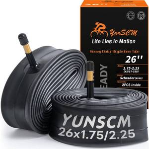 lot 6213 image: 26 Heavy Duty Bike Tubes 26x1.751.952.02.102.1252.25 (4557-559) 26 Bicycle Tubes Premium Butyl Rubber Compatible with Road,Gravel,Mountain Bike Tire Tubes Schrader Valve AV48mm 2-PCS