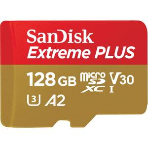 lot 6220 image: Sandisk SDSQXBD-128G-AN6MA Extreme Plus Microsdxc 128gb 10uhs-i Uhs-i 4k Class 10 20090mbs V30