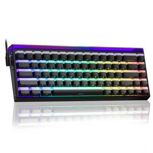 lot 6228 image: AULA Hero 68 HE 60% Gaming Keyboard Wired, Hall Effect Magnetic Switch Keyboard with 8K Hz Polling Rate, Side Printed PBT Keycaps, RGB Backlit Light Box, Customizable Web Software for PCMac Gamers