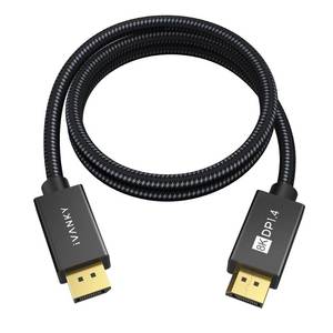 lot 6243 image: IVANKY 8K DisplayPort 1.4 Cable 3ft, VESA Certified DP to DP Cord 3.3ft, 8K60Hz, 4K240Hz, 2K240Hz, Support HBR3, 32.4Gbps, HDCP 2.2,HDR,Compatible for Gaming Monitor,TV,PC,Laptop,3090 Graphics