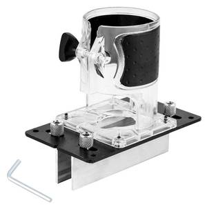 lot 6307 image: 2 in 1 Invisible Fastener Slotting Bracket, Woodworking Router Base, Mortising Jig, Trimmer Base, Grooving for Cabinet Wardrobe Furniture to Install 2 in 1 Invisible Connector Screw Fasteners