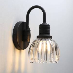 lot 6356 image: JIMUBEAM Vintage U-Shaped Wall Sconce Lamp with Tulip Flower Glass Shade, Industrial Indoor Bathroom Vanity Wall Light Fixture for Bedroom Living Room Over Kitchen Sink