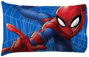 lot 6366 image: Jay Franco Kids Marvel Spiderman Reversible Pillowcase �� Pillow Cover ONLY �� 20 x 30 Inch Standard Size Super Soft with Double-Sided Design, Official Marvel Product