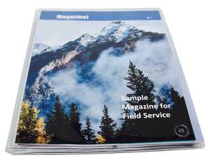 lot 6415 image: JW Field Service Supplies, Vinyl Magazine and Tract Organizer