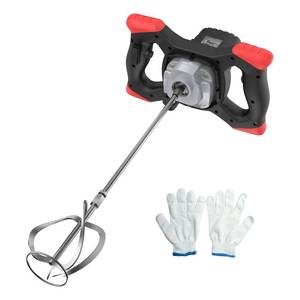 lot 9402 image: IMAYCC Cement Mixer 2100W, Portable Concrete Mixer, 110V Handheld Mud Mixer for Motar,Paint, Grout, Plaster, Thinset,Fodder Stirring Tool