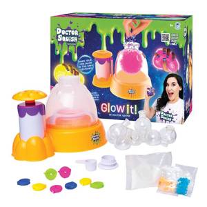 lot 9416 image: Doctor Squish Squishy Maker Station Neon  DIY Make Your Own Glow In The Dark Squishies Kit  All Inclusive With Glowing Sparkles & Slime Powder  Ages 8 & Up