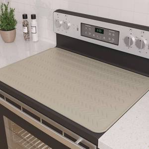lot 11022 image: GUDEYIHE Stove Top Covers for Electric Stove, Thickened Premium Silicone Stove Mat for Glass Top Stove, 30 x 21 Glass Stove Top Cover Protector, Oven Range Top Cover, XL Dish Drying Mat
