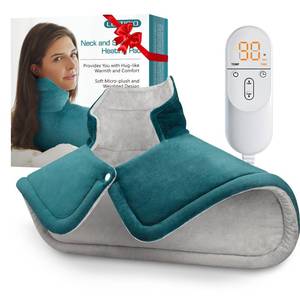 lot 11023 image: Neck Heating Pad, Upgraded PTCNTC Even Heating, Heat Pad for Neck Shoulders Back, Versatile Electric Heated Neck Wrap for Full-Body Relax, Birthday Gifts for Women Men, Mothers Day Gifts for Mom Wife